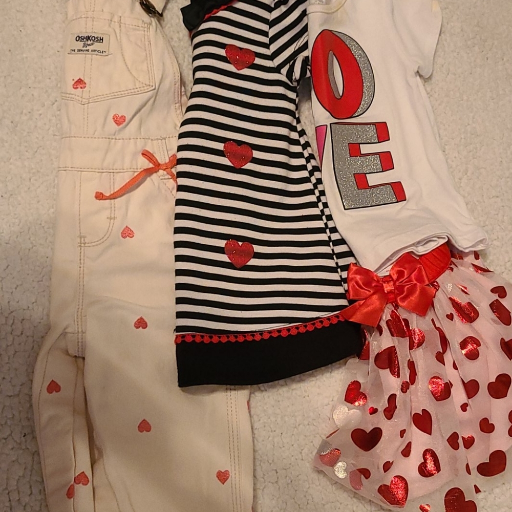 Valentines day toddler clothing